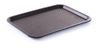 Polypropylene fast food tray, large, AmerBox, Brown, 350x450x(H)20mm 1