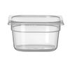 Pojemnik GN 1/6 z polipropylenu, HENDI, Profi Line, GN 1/6, 1,5L, transparentny, 176x162x(H)100mm