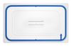 Lid for GN containers made of polypropylene, with seal, HENDI, GN 1/1, Transparent, 530x325mm 2