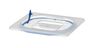 Lid for GN containers made of polypropylene, with seal, HENDI, GN 1/6, Transparent, 176x162mm 3