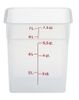 CamSquare transparent polypropylene food storage container., Cambro, 7.6 L, 7,6L, Transparent, 215x215x(H)230mm 1