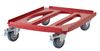 Camdolly for Cam GoBox 4060 insulated carriers., Cambro, red, Red, 710x510x(H)167mm 1