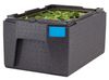 Professional grade insulated carrier CAM GOBOX, top-loaded, 46 L, GN 1/1., Cambro, Black, 680x400x(H)321mm 3