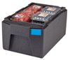 Professional grade insulated carrier CAM GOBOX, top-loaded, 46 L, GN 1/1., Cambro, Black, 680x400x(H)321mm 4
