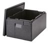 Professional grade insulated carrier CAM GOBOX XL, top-loaded, GN 1/1., Cambro, Black, 610x430x(H)320mm 1
