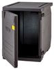 Professional grade insulated carrier Cam GoBox, front-loaded, for 600x400 mm containers, without guides., Cambro, 155 L, without guides, 155L, Black, 770x540x(H)687mm 2