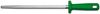 Supra Colore sharpener, Ambrogio Sanelli, chrome-plated steel, Green, (L)430mm 1