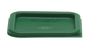 Cover for CAMBRO's CamSquare container., Cambro, for the 1.9 L and 3.8 L containers – green, Green, 190x190x(H)16mm 1
