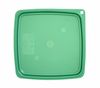 Lid for CamSquares Fresh Pro container, Cambro, for 1,9 l and 3,8 l containers, Green, 191x191x(H)19mm 2