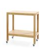 Madeira Oak Server Cart, Brown 1