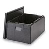 Professional grade insulated carrier CAM GOBOX XL, top-loaded, GN 1/1., Cambro, Black, 610x430x(H)320mm 3