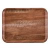 Capri serving tray., Cambro, brown oak, Wood, 330x430mm 2