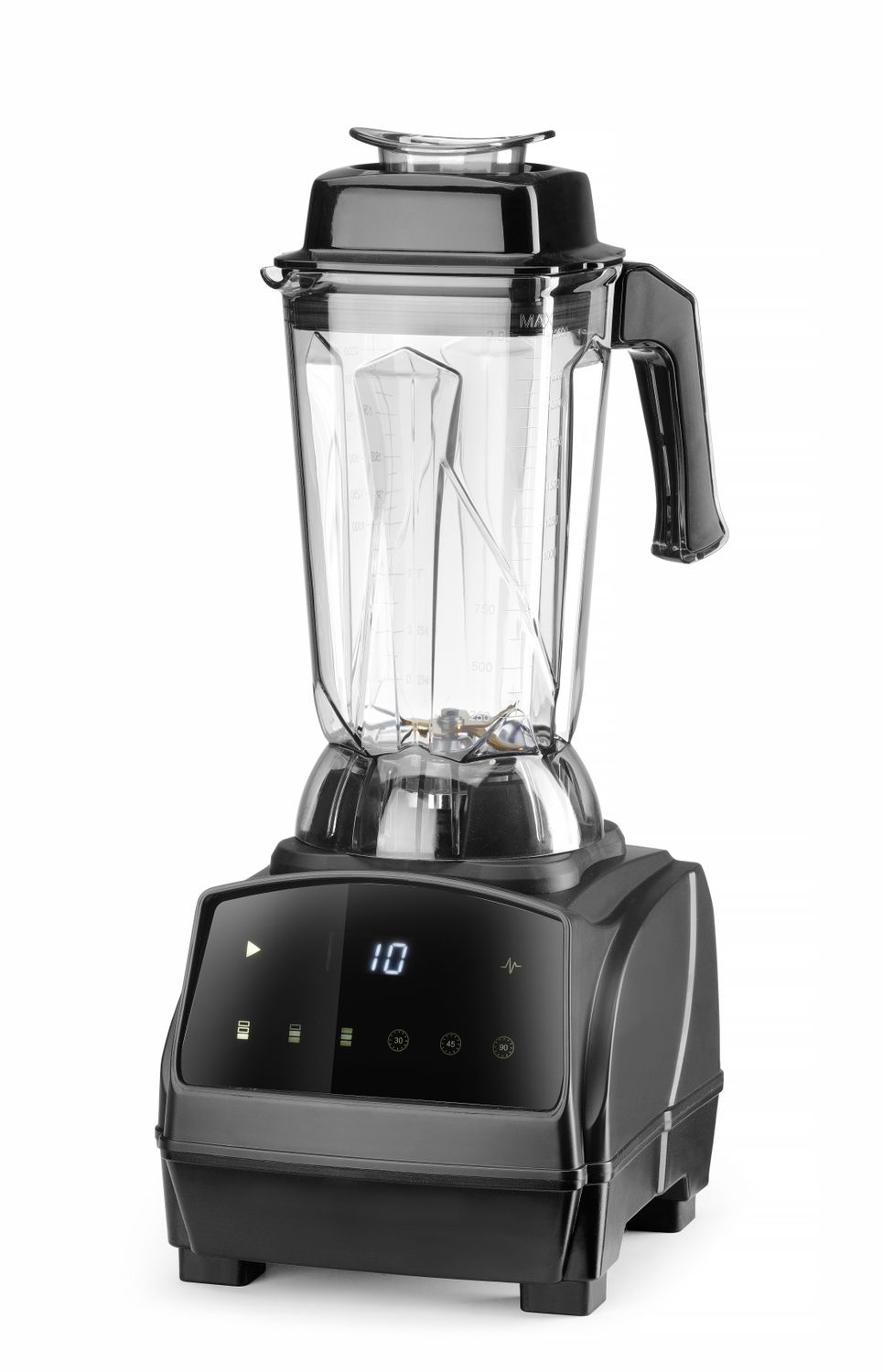 Barový mixér, digitálny, HENDI, 2,5 l, Čierna, 230 V/1680 W, 220 × 240 × 535 mm | 238097-PC