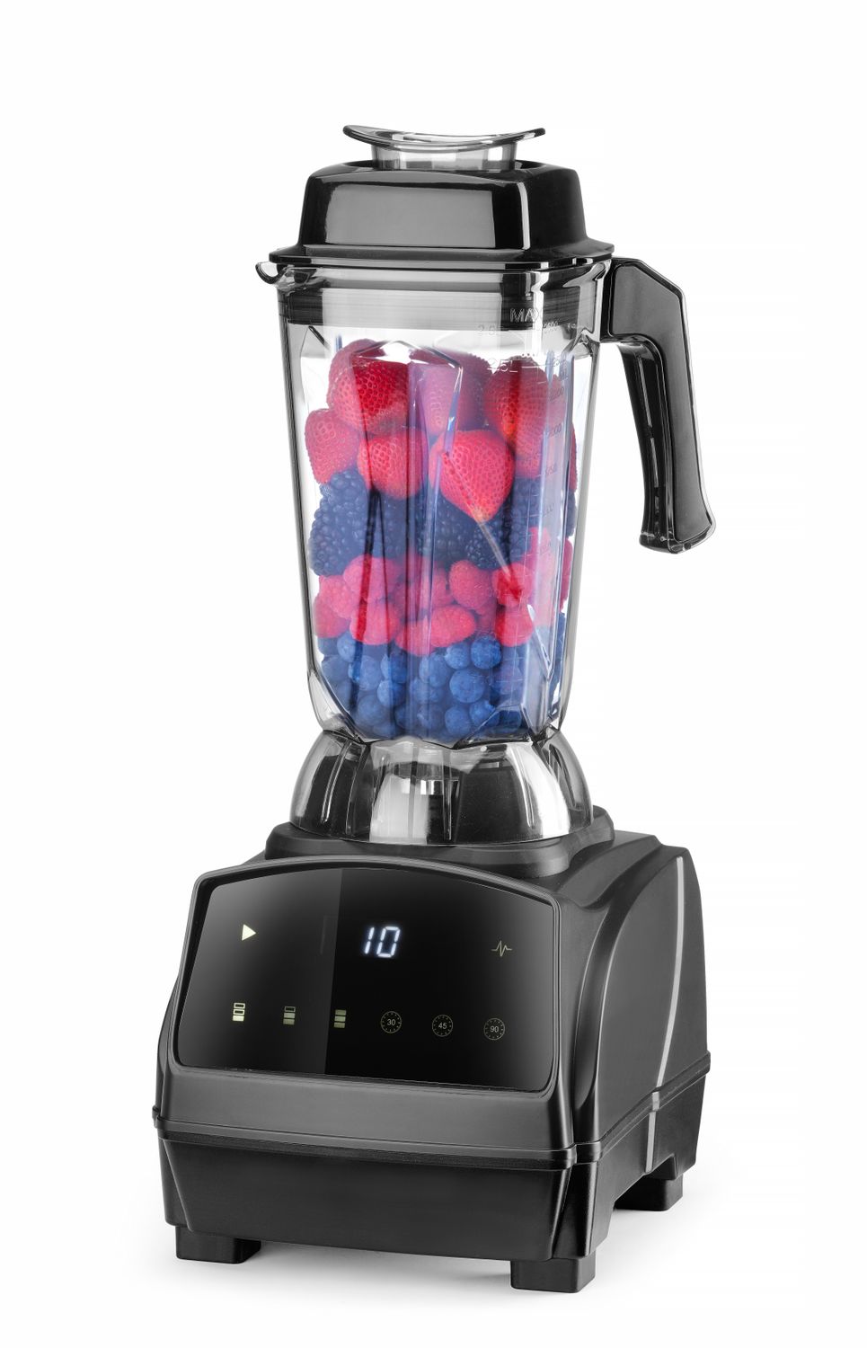 Barový mixér, digitálny, HENDI, 2,5 l, Čierna, 230 V/1680 W, 220 × 240 × 535 mm | 238097-PC