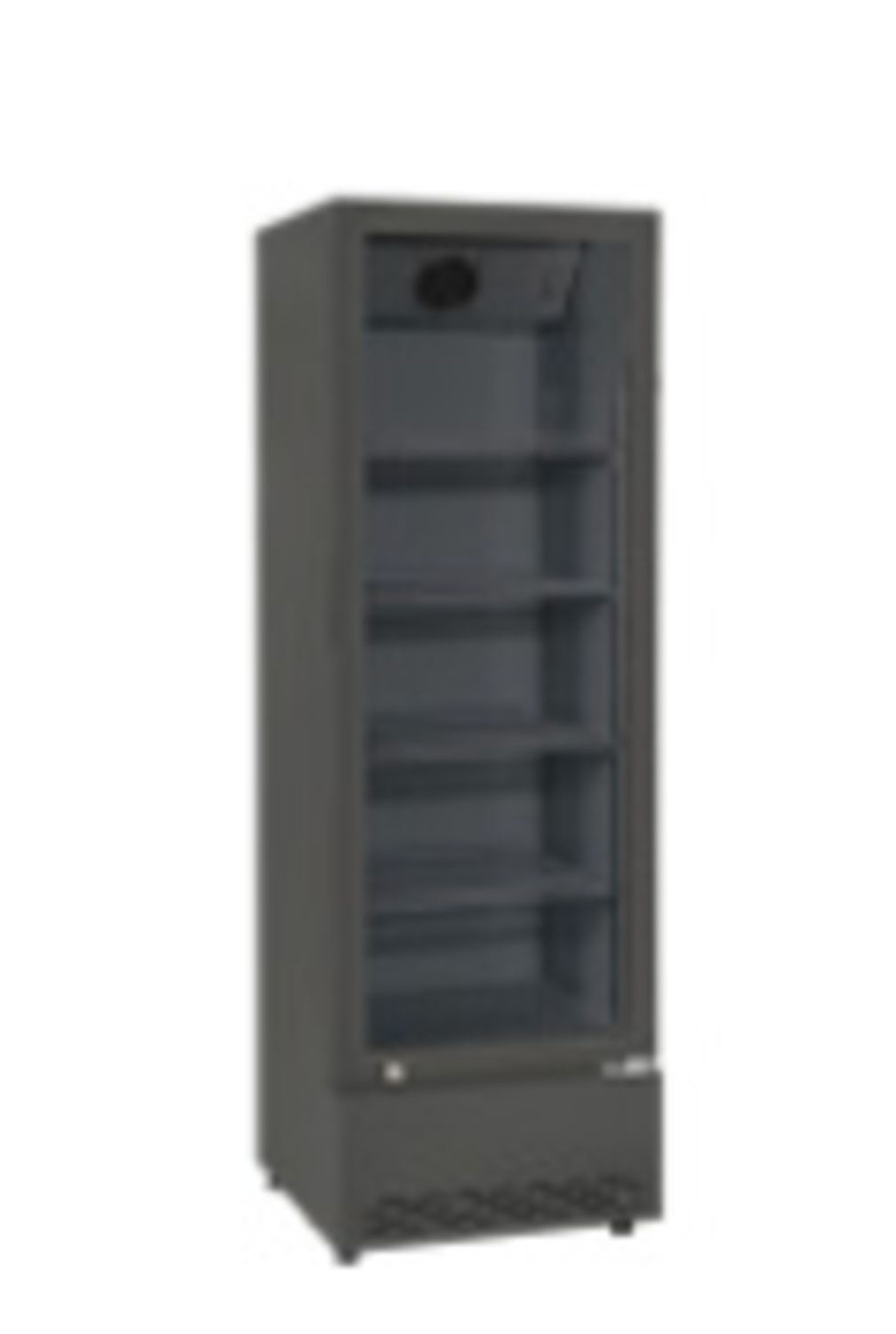 Chladící vitrína s prosklenými dveřmi, Arktic, 158L, Černá, 230V/290W, 540x540x(H)1527mm Chladící vitrína Arktic 158L