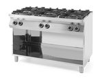 Gas cooker 6-burner open stand