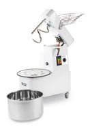Spiral mixer with rising head and removable bowl