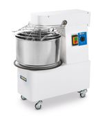 Spiral mixer with fixed head and bowl