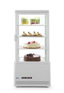 Refrigerated display cabinet, 78 l