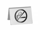 Sinal de mesa "Não fumadores"