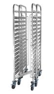 Clearing trolley compact storage - 15 x GN 1/1