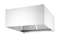 Wandgemonteerde afzuigkap - bevestigd met bouten, HENDI, zonder verlichting, 1005x1000x(H)450mm