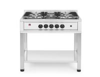 Kuchnia gazowa 5-palnikowa na podstawie otwartej, HENDI, Kitchen Line, 14,3kW, 900x640x(H)910mm