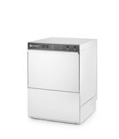 Máquina de lavar loiça 50x50 - controlo eletromecânico, HENDI, com bomba de detergente, 400V/6600W, 570x600x(H)830mm