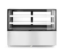Refrigerated display cabinets with 2 shelves, Arktic, 510L, 230V/490W, 1524x677x(H)1230mm