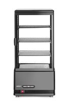 Refrigerated display cabinet, 78 l, Arktic, black, 230V/170W, 397x444x(H)940mm