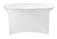 Table cover, round, HENDI, Kitchen Line, 810996, White, ⌀1500x(H)760mm