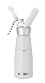 Komplekt - Sifoon vahukoorele 0,5 l + padrunid, 10 tk., HENDI, 0,5L