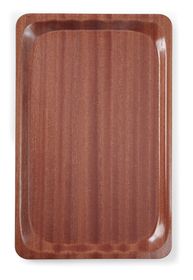 Serving tray, rectangular, non-slip, laminated, AmerBox, GN 1/1, Mahogany, 325x530mm