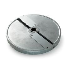Tarcza FCE do słupków do szatkownic: CA-3V; CA-4V; CA-3V; CA-31/230 V; CA-31/400 V; CA-41/230 V; CA-41/400 V; CA-62/400 V, Sammic, FCE-5x5G ; Déli-cut PLUS, srebrny, ⌀205x(H)30mm, Okrągły