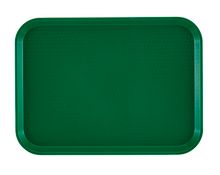 Polypropylene fast food tray, large., Cambro, green, Green, 355x457x(H)21mm