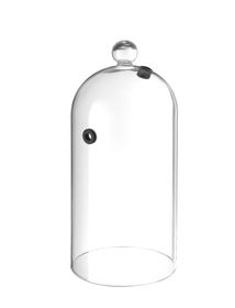 Glasglosche mit Lüftungsöffnung, HENDI, Cocktail-Glosche, ⌀130x(H)282mm