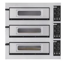Piec do pizzy 3-stopniowy Basic 3/50 Glass and Light, Prismafood, 400V/1200W, 915x690x(H)900mm