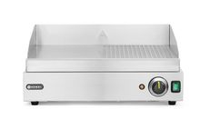 Grillplatte, HENDI, Profi Line, 1/2 glatt, 1/2 gerillt, 230V/2400W, 527x404x(H)233mm