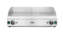 Grillplatte, HENDI, Profi Line, 2/3 glatt, 1/3 gerillt, 230V/3500W, 697x474x(H)241mm