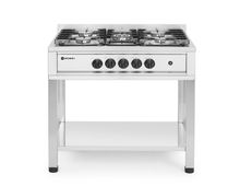 Gas cooker - 5 burners, open frame, HENDI, Kitchen Line, 14,3kW, 900x640x(H)910mm