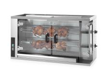 Plynový rotační gril na kuřata, HENDI, 1150x472x(H)605mm