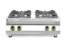 Gas cooker 4-burner Kitchen Line - table top, HENDI, Kitchen Line, 19kW, 800x700x(H)310mm