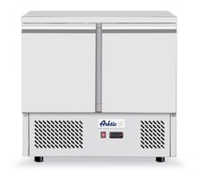 Stół chłodniczy 2-drzwiowy z blatem roboczym, Arktic, 169L, 230V/220W, 700x900x(H)890mm