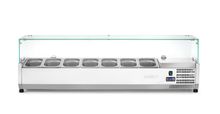 Aufsatz-Kühlvitrine Gastronorm 1/4, Arktic, 7x GN 1/4, 230V/180W, 1505x335x(H)460mm