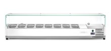 Aufsatz-Kühlvitrine Gastronorm 1/4, Arktic, 8x GN 1/4, 230V/180W, 1805x335x(H)460mm
