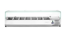 Aufsatz-Kühlvitrine Gastronorm 1/3, Arktic, 7x GN 1/3, 230V/180W, 1605x420x(H)460mm