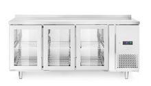 Refrigerator counter three glass door, Arktic, 420L, 230V/400W, 1795x700x(H)850mm