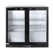 Tagumine baarikülmik topeltuksega, Arktic, 158L, Must, 230V/160W, 900x530x(H)865mm