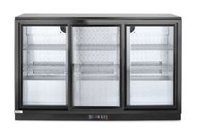 Tagumine baarikülmik kolmekordse lükanduksega, Arktic, 254L, Must, 230V/160W, 1350x520x(H)865mm
