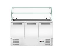 3-ukseline klaasist pealisehitusega külmutusega salatilett, Arktic, 219L, 230V/155W, 695x1365x(H)1270mm